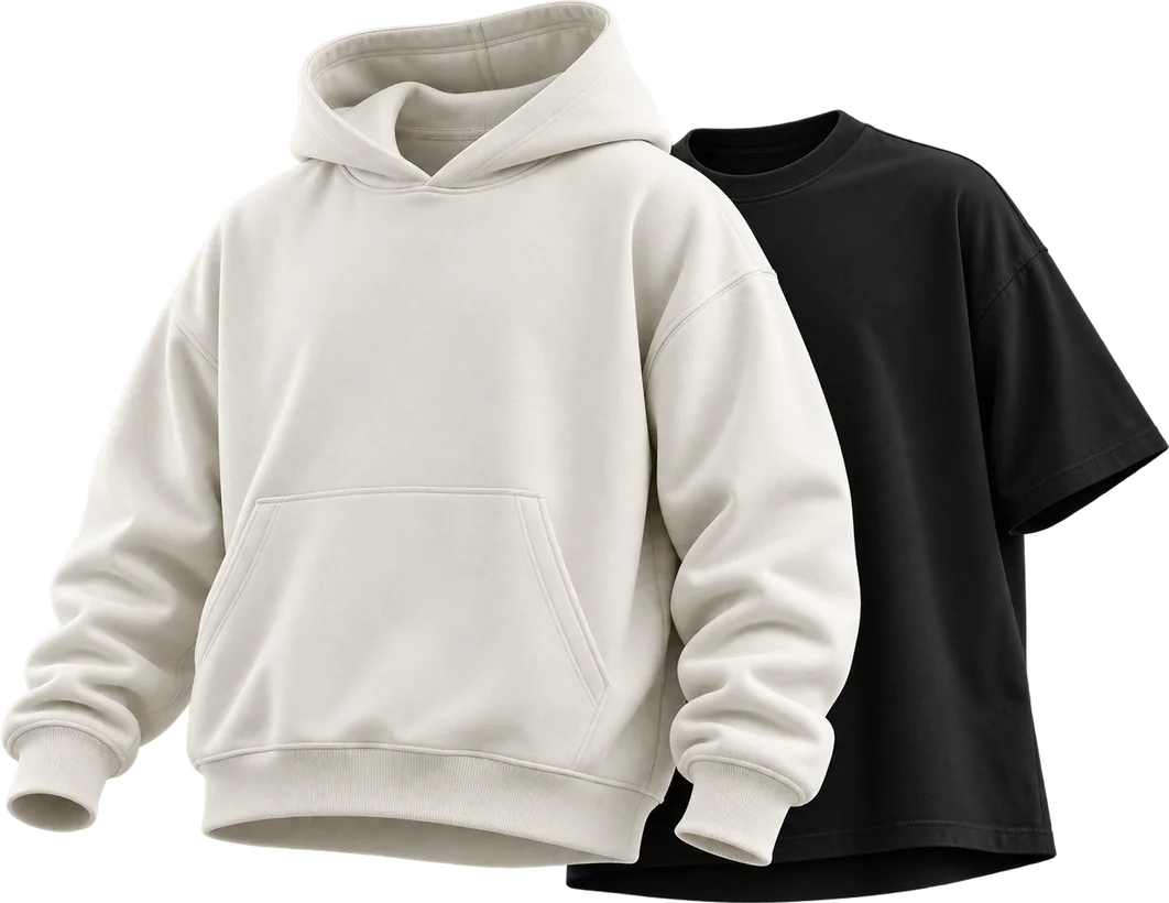Heavyweight Hoodies & Oversized Tees