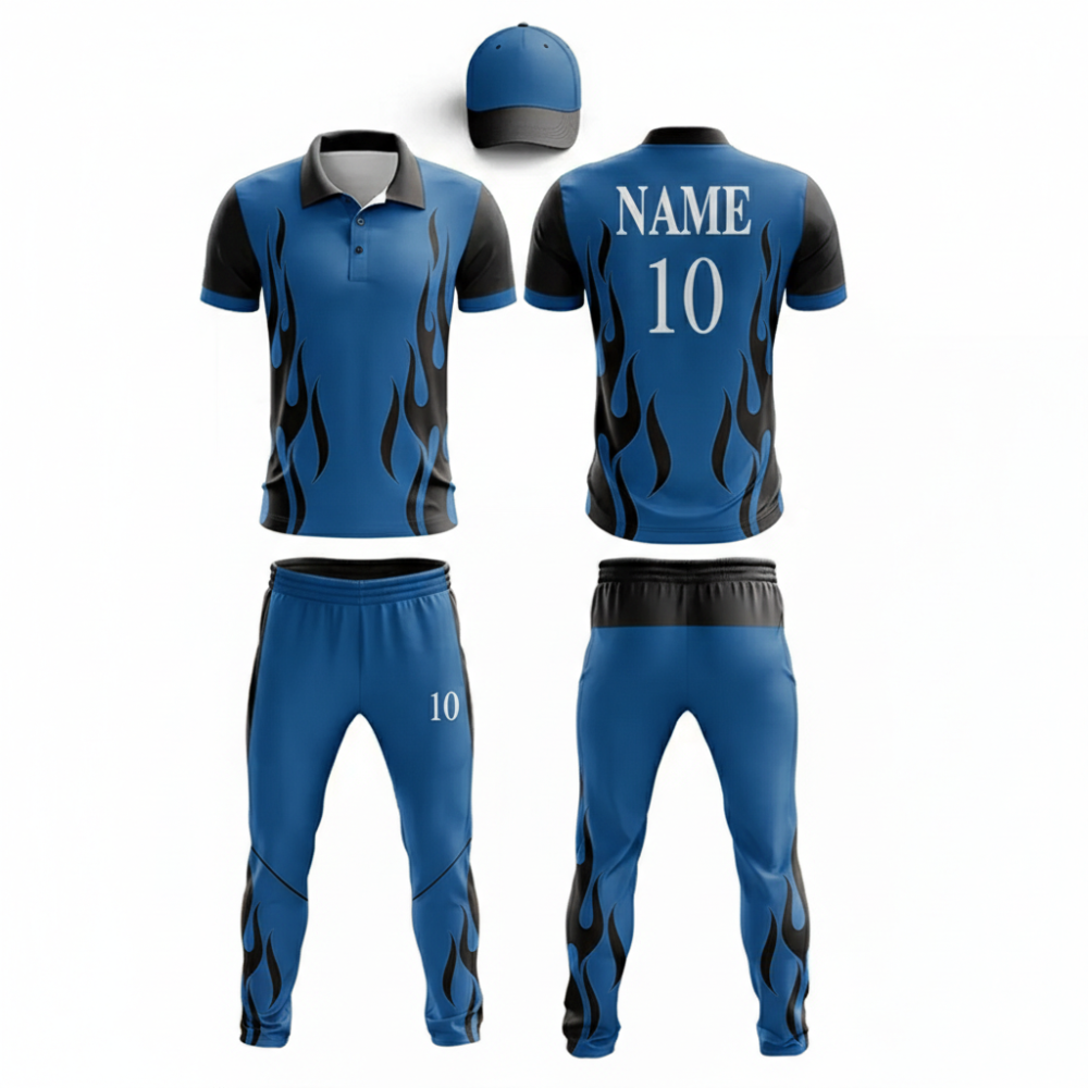 Tailored Cricket Uniforms with Custom Logos, Printing & Embroidery
