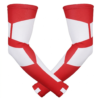 Custom printed arm sleeves with sublimation logo design