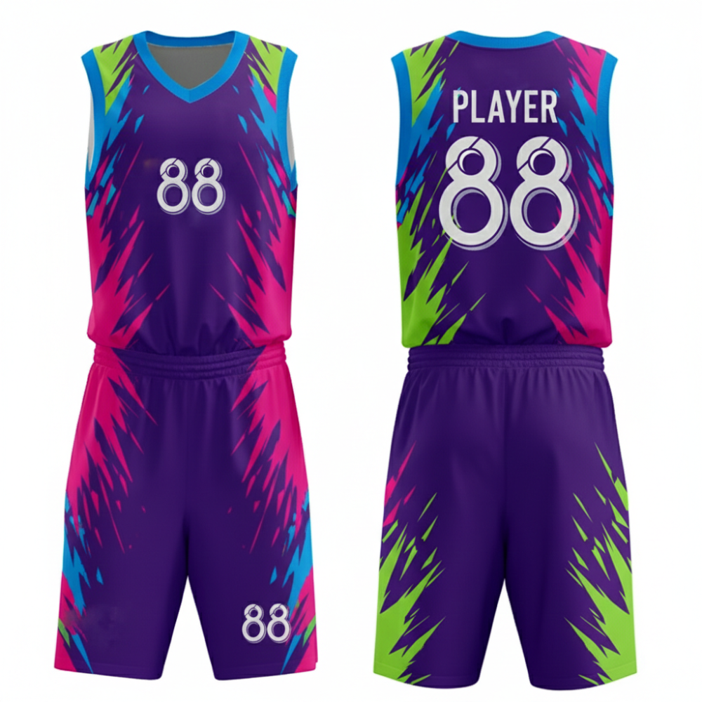 Tailored Basketball Kits with Custom Logos, Printing & Embroidery