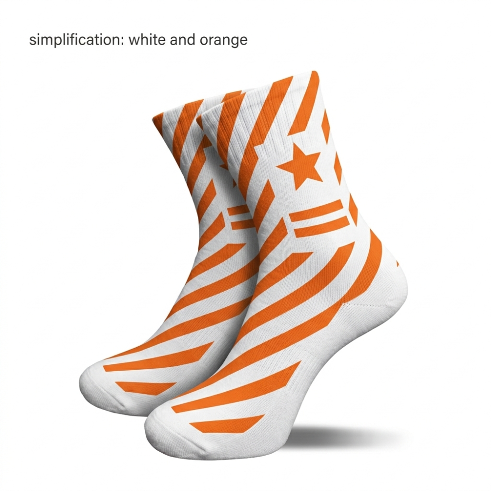 Compression sports socks with graduated pressure support