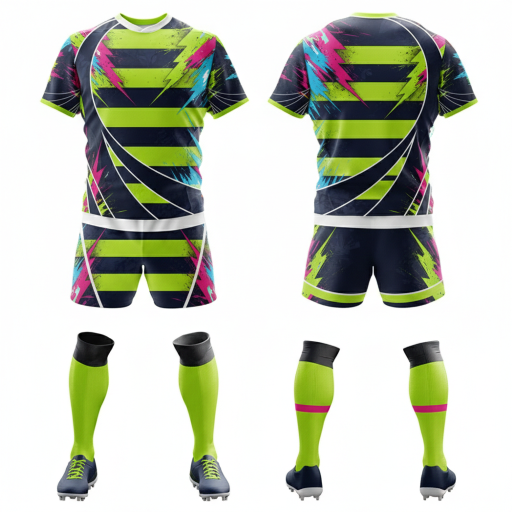 Tailored Rugby Uniforms with Custom Logos, Printing & Embroidery