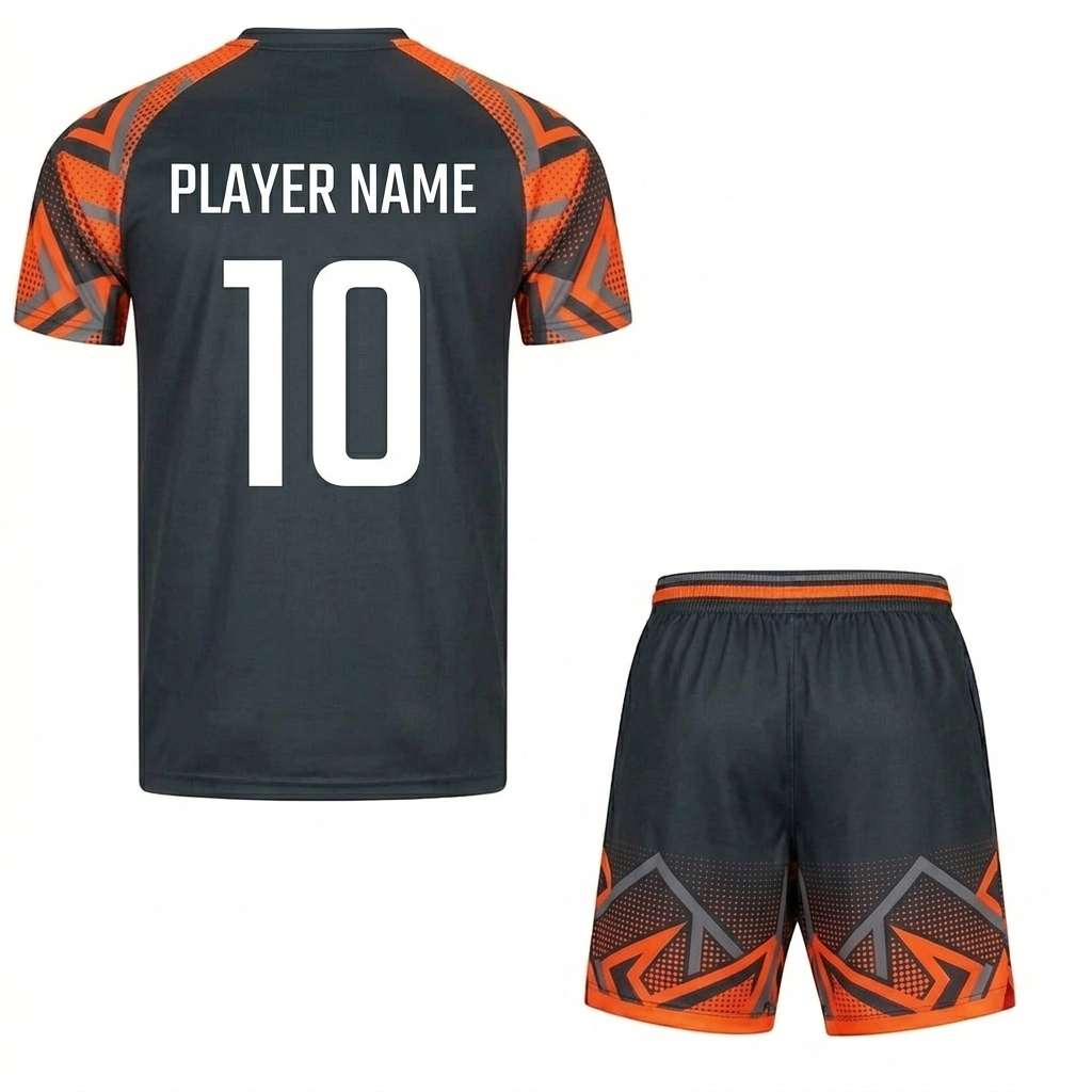Custom printed team jerseys back