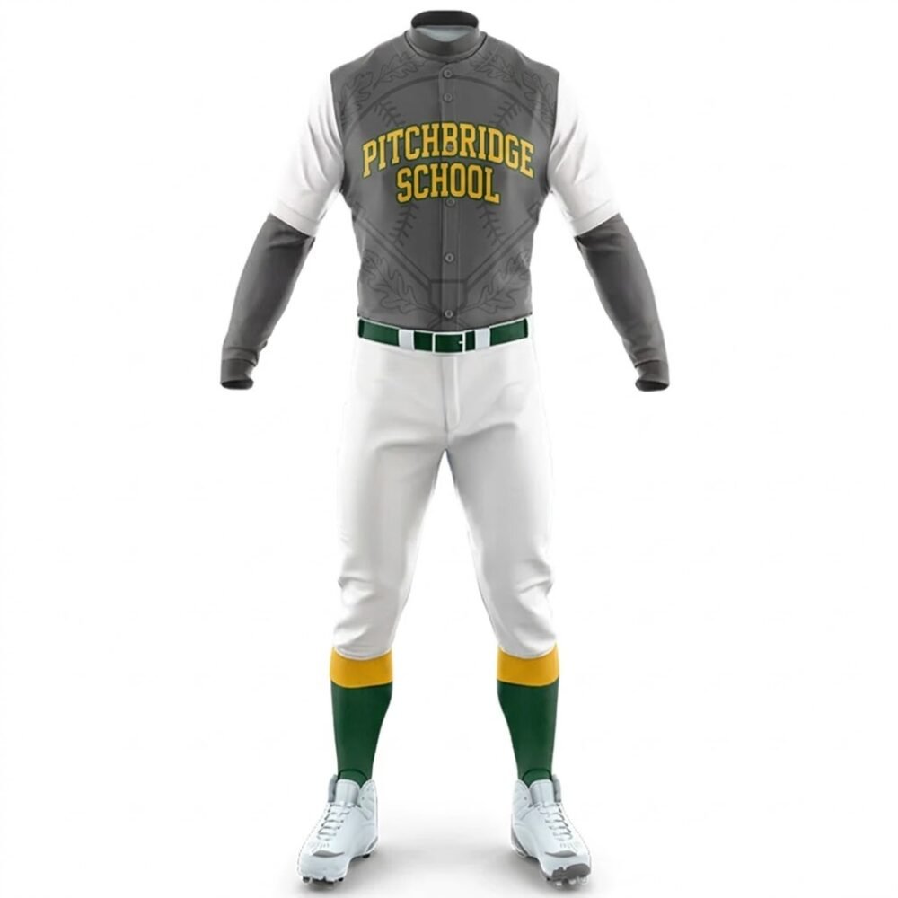 Custom School Baseball Kits Supplier with Logo & Team Design