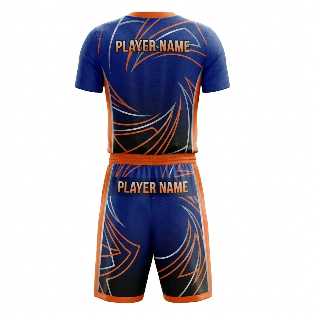 School sports Basketball kits back