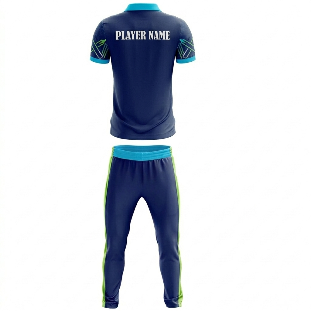 college sports Cricket kits back